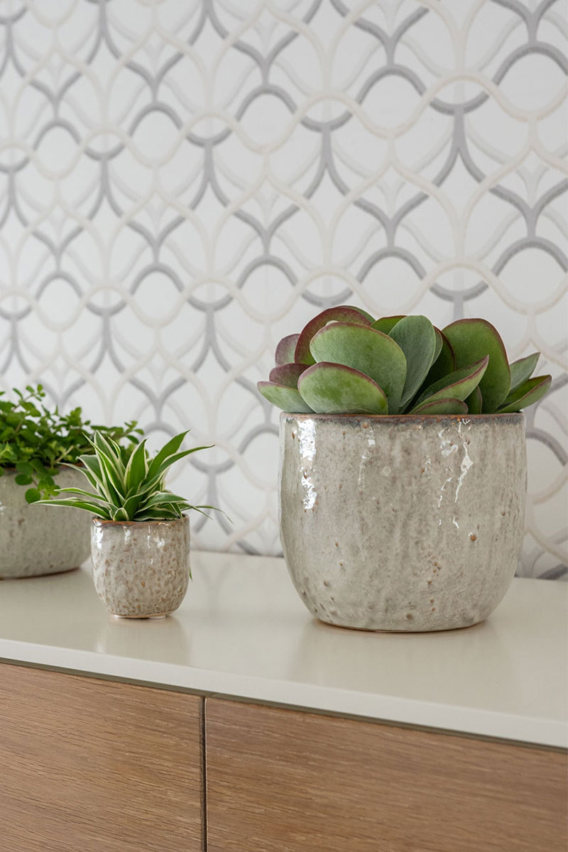 Brian - Ø17xH14cm - Cremeweiss