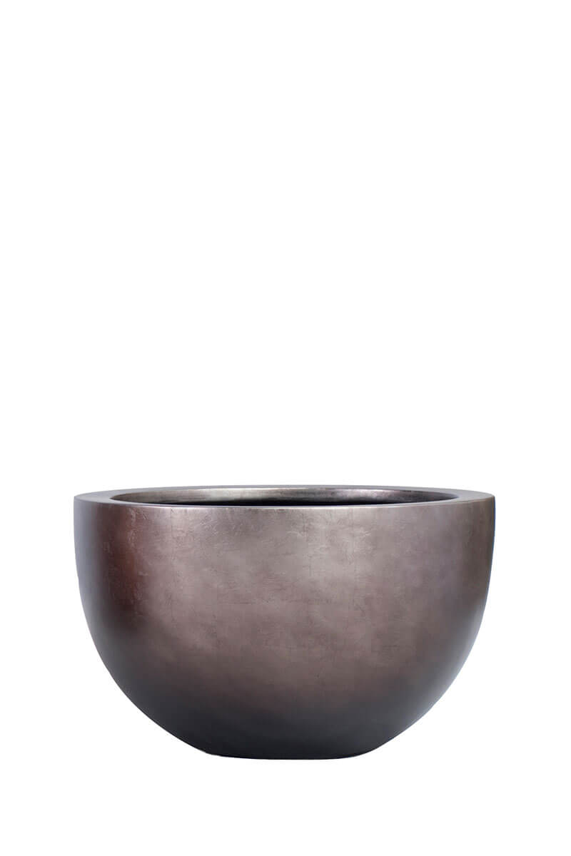 Metallic Silver Leaf Bowl - in 2 Grössen