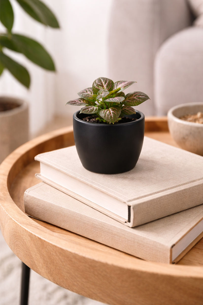 Sven - Ø8xH7cm - Schwarz