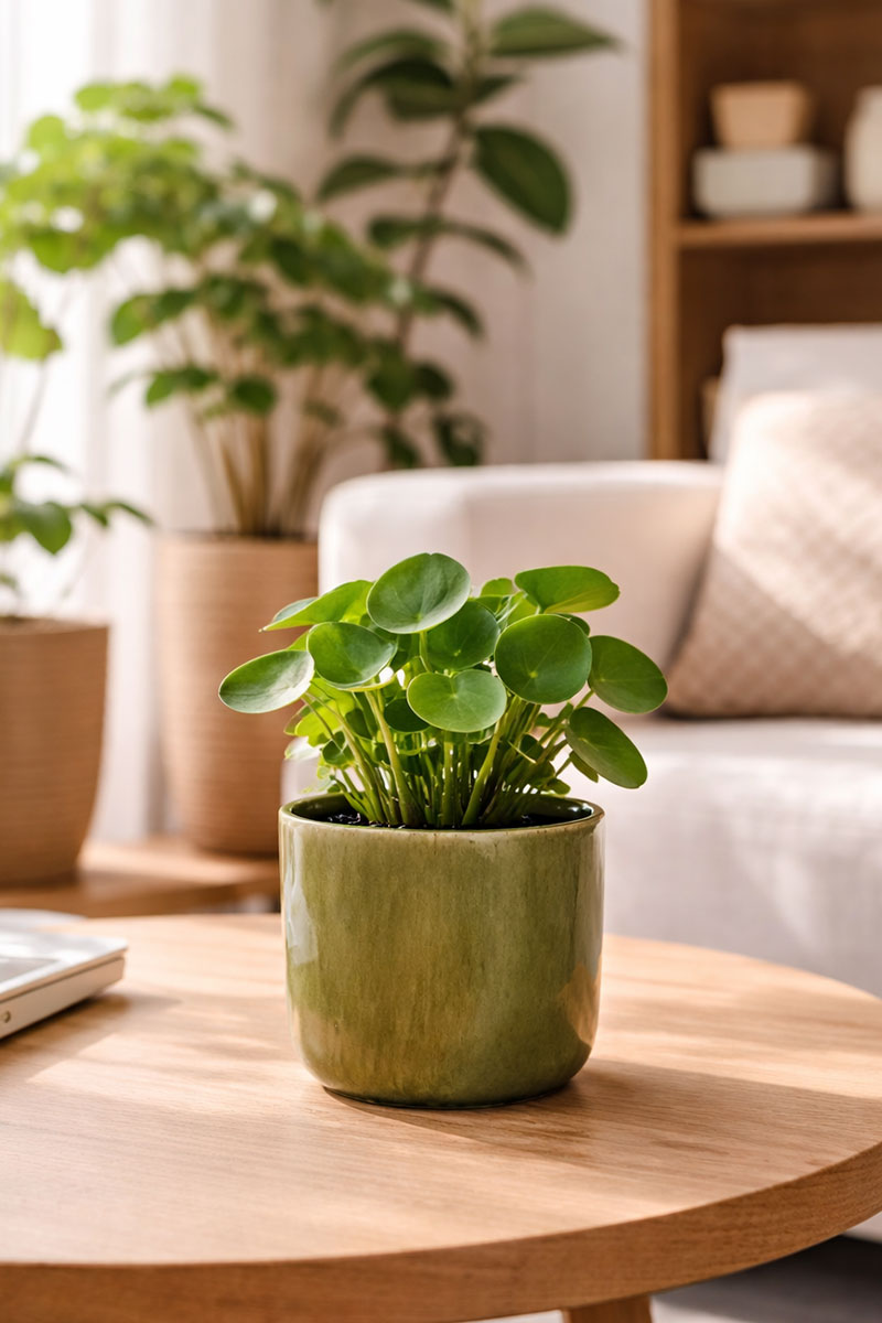 Nine - Ø7xH7cm - Olivgrün