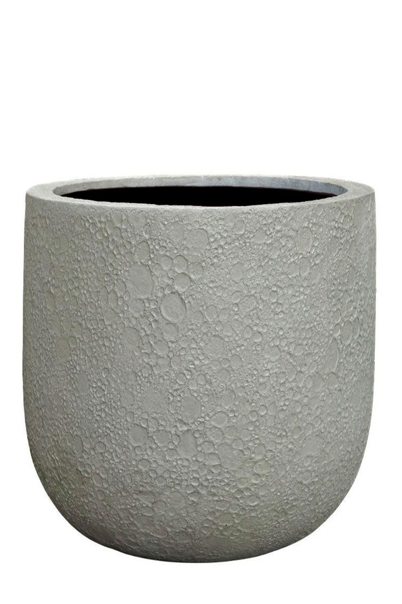 High U Pot Lava - Ø35xH35cm - Antique Weiss