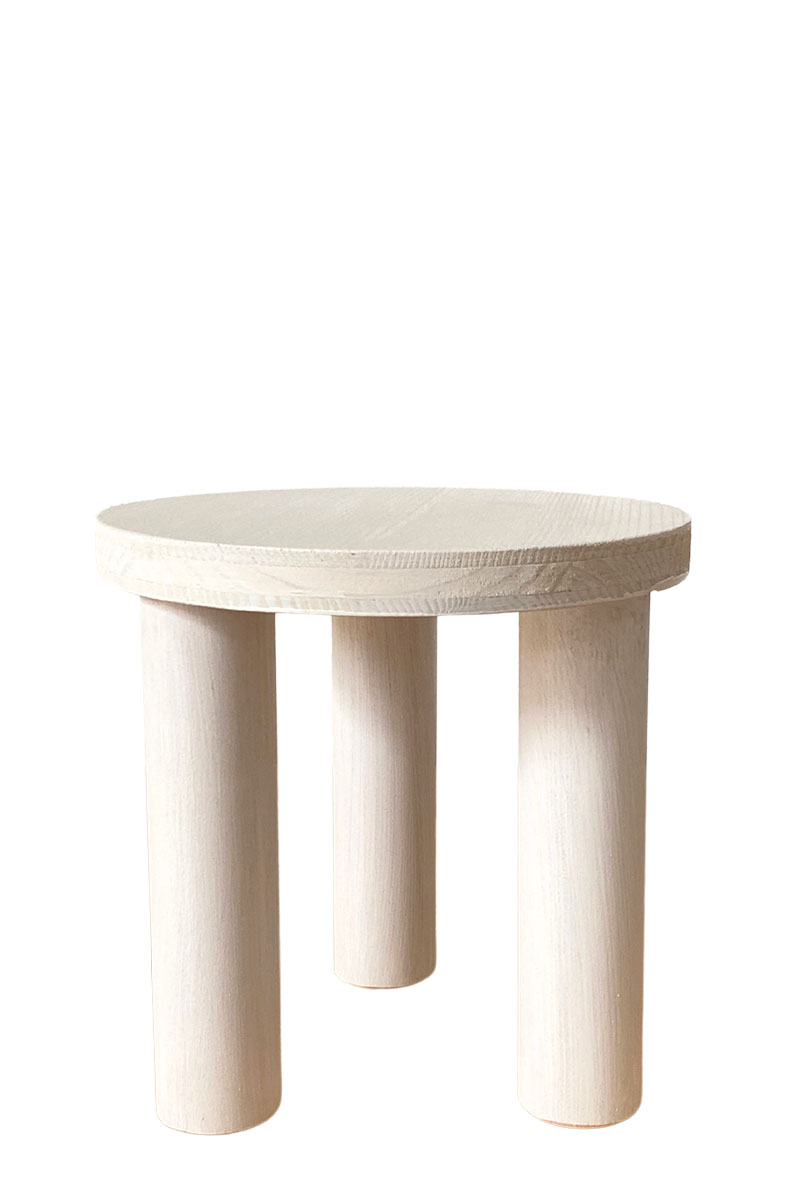 Pflanzenhocker - Ø20xH20cm - Fichtenleimholz