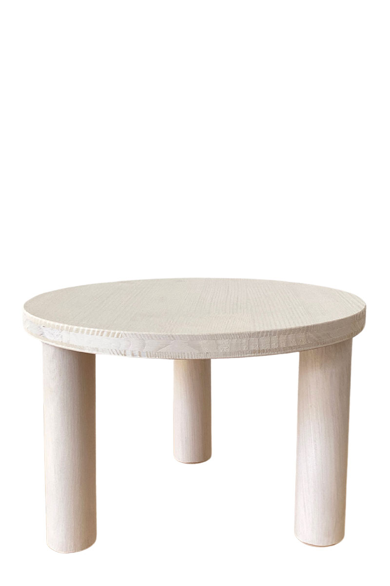 Pflanzenhocker - Ø30xH20cm - Fichtenleimholz