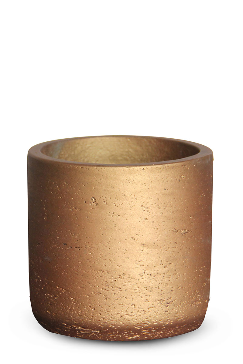 Rocky - Ø25xH24cm - Metallic Bronze