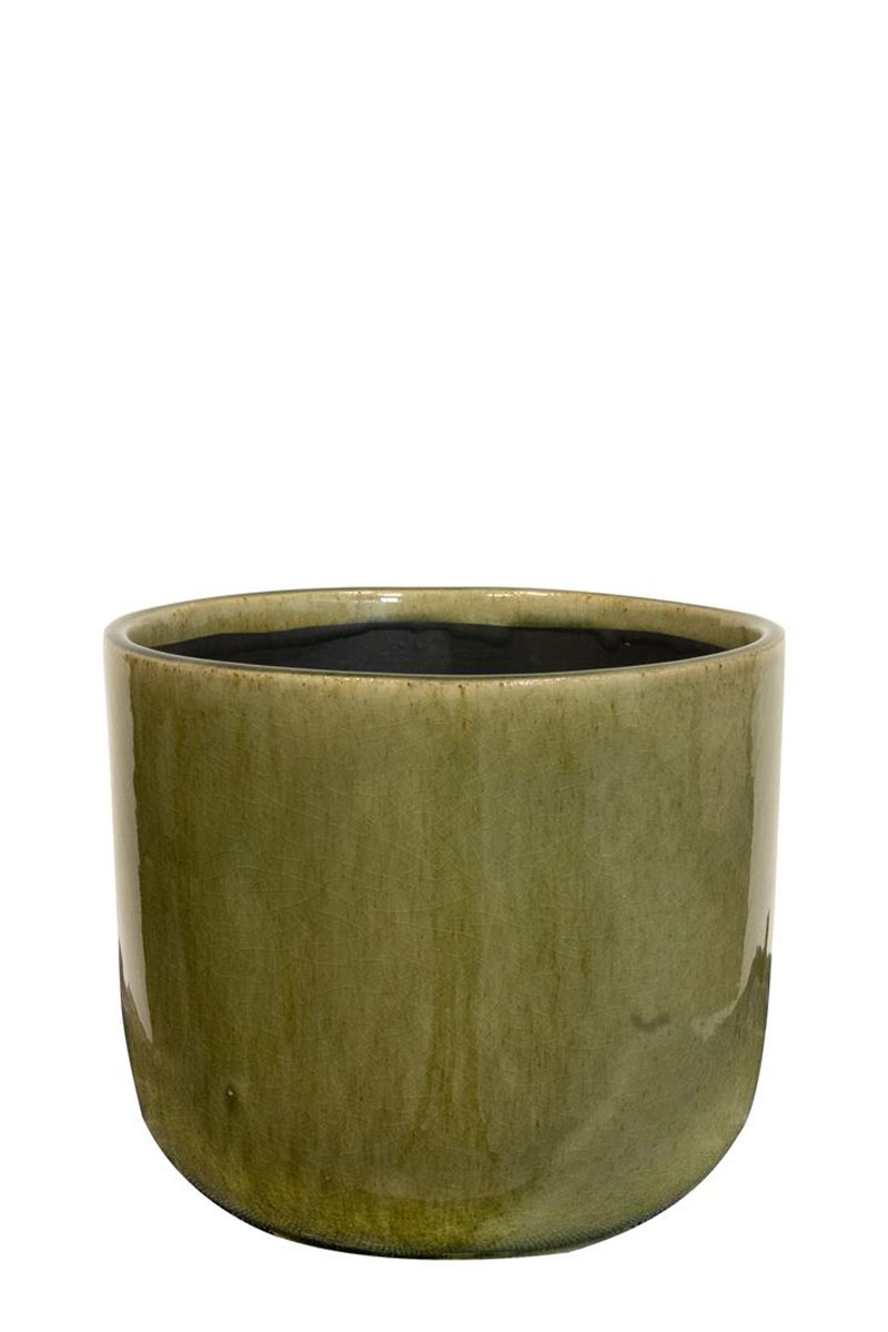 Nine - Ø7xH7cm - Olivgrün