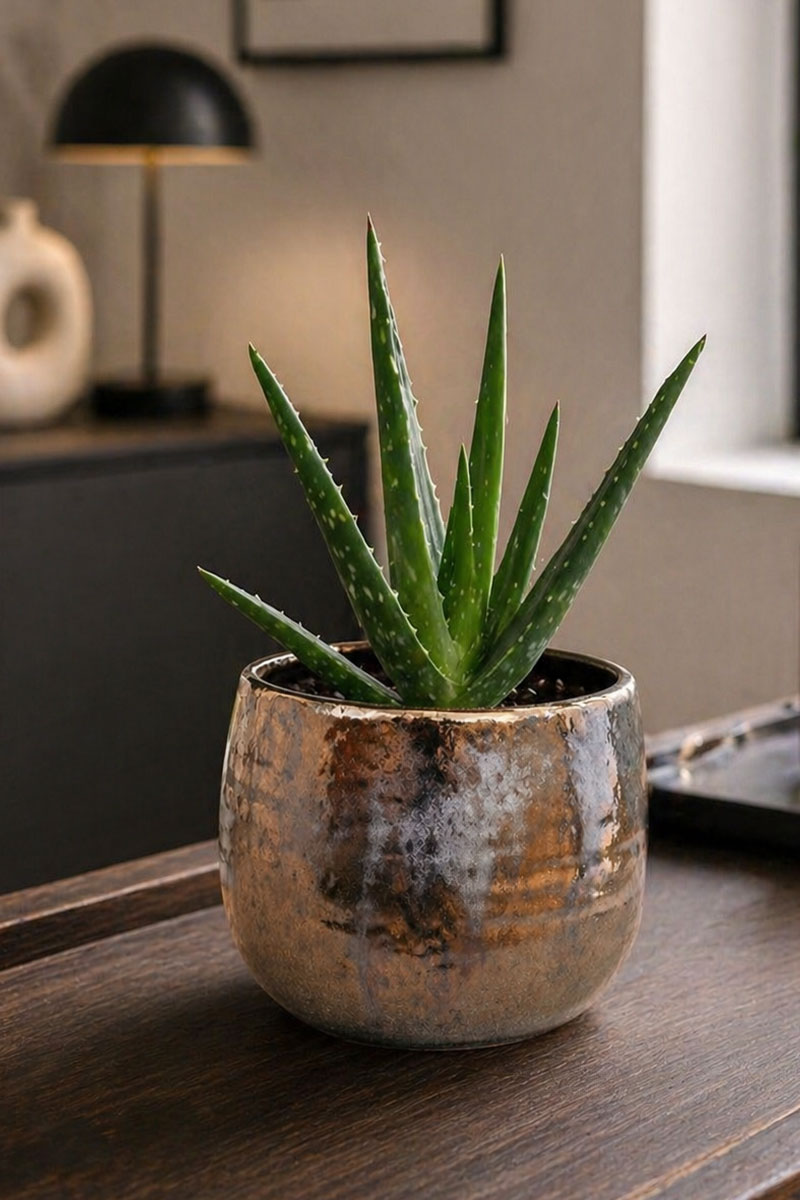 Yvette - Ø12xH11cm - Gold