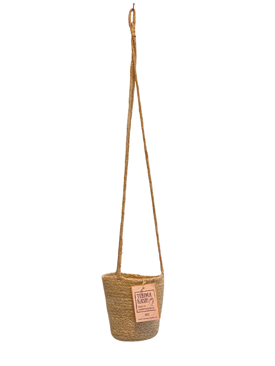 Jute Hänger - Ø13.5xH13.5cm - Natur