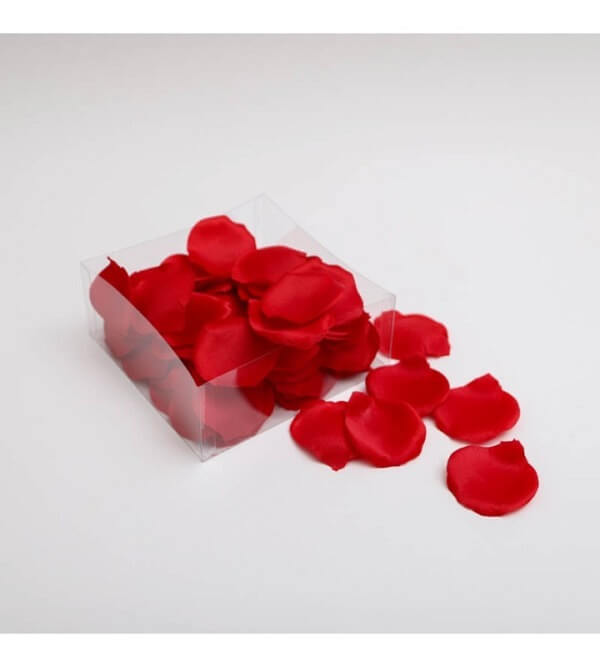 Kunstblume - Rosenblätter rot x90 - 6cm