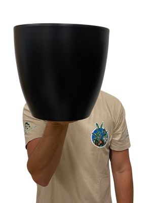 Sven - Ø24xH22cm - Schwarz