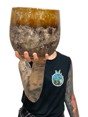 Lindy - Ø30xH25cm - Ocker 