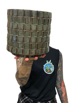 Stian - Ø21xH20cm - Moos Grün